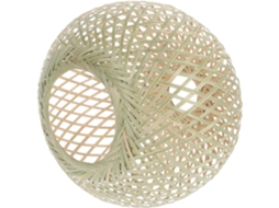 Luminária Decorativa Simples de Bambu Trançado, Estilo Chinês, para Uso Doméstico. SFUSHOS