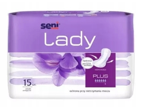 Seni Lady Plus Absorventes Urológicos, 15 Unidades Tzmo