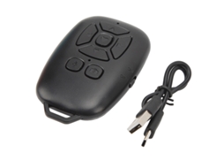 Controle Remoto Bluetooth 4.0 Para Câmera Sem Fio, Controle Remoto Para Selfies, Fotos E Vídeos, Preto Slowmoose