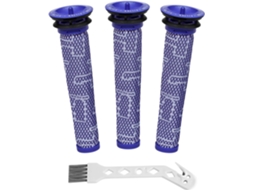 Acessórios Aspirador De Pó Para Dyson Dc58 Dc59 V6 V7 V8, 3 Pcs De Pré-filtro De Reposição Cuich
