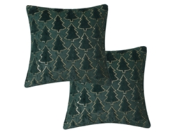 2pcs Capa de Travesseiro Natal Decorativo Macio 40x40cm Almofada Case Sala Quarto