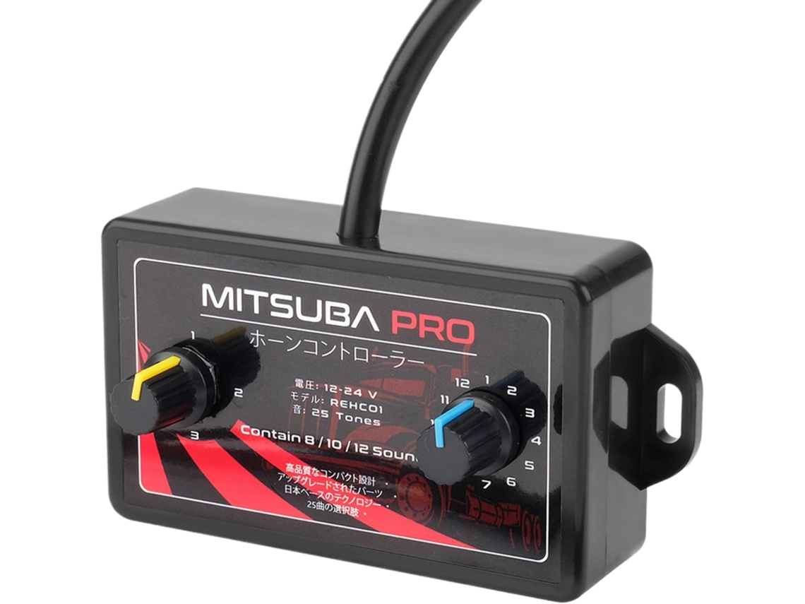 Controlador De Buzina Automotiva 12v 24v Alto Falante Multitom Unidade Controle Acústico 12, 2x 3, 6x 6cm Diversos
