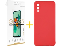 Capa e Película Samsung A02 SKYHE 2047 Vermelho