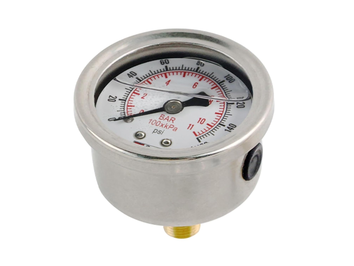 Para Sistema De Combustível Automotivo - Manômetro De Pressão De Óleo Universal Para Carro, 1/8 Npt, 0-160 Psi