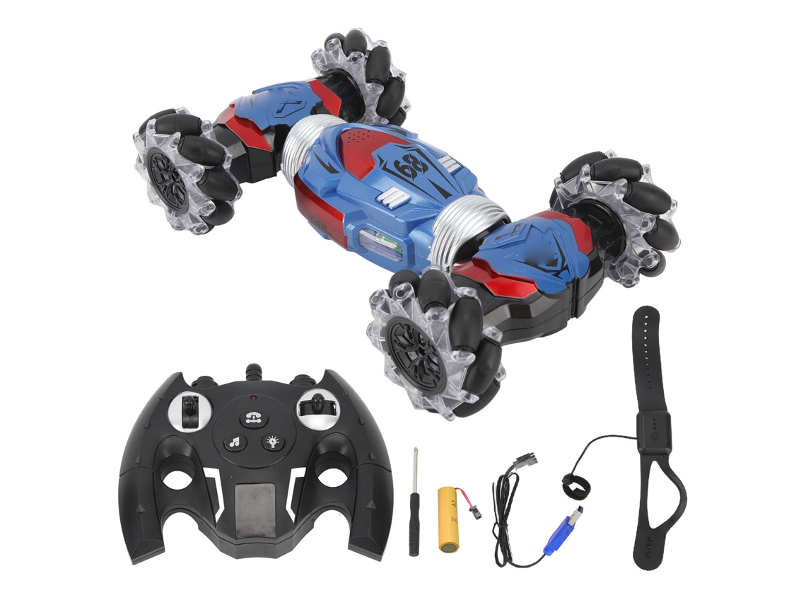 Mali carro de Acrobacias Rc com Controle Manual 2.4ghz 360° Rotativo para Crianças e Adultos