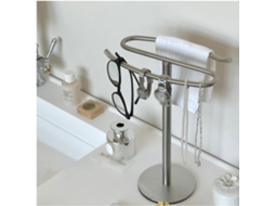 Suporte Para Toalha De Mão Em Formato S, Para Banheiro, Cozinha Ou Bancada, Em Aço Inoxidável 304, Com Base Prateada