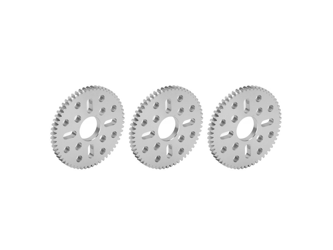 Engrenagem De Dente Reto Laxiscreed Com 4 Buracos Oblongos E 12 Redondos, Módulo 0.8