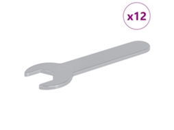 Maison Exclusive - Chave 12 Unid. Prateado 13 Mm Ferro