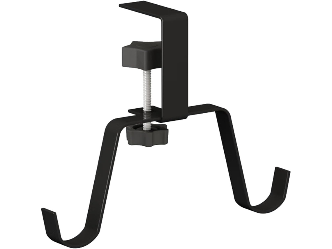 Crochê De Bureau Porte-pochette Suporte Casque À Pince Sous La Table,