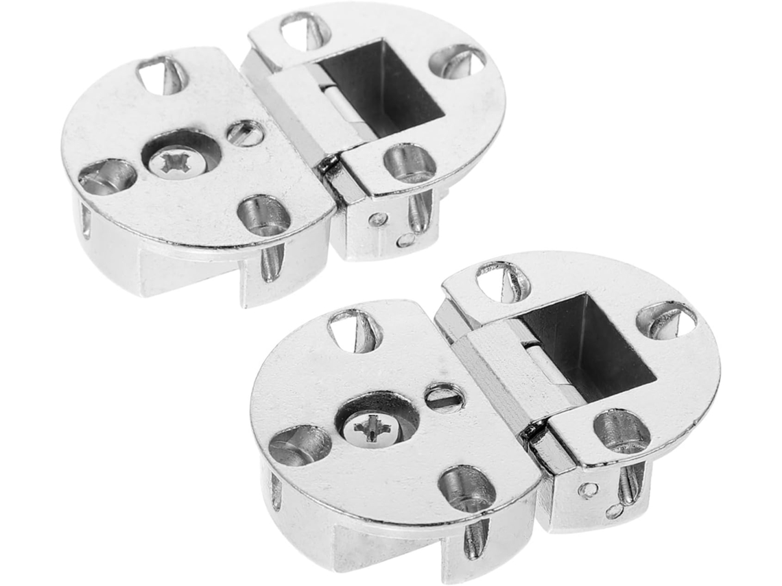 Conjunto De 4 Dobradiças Liga Zinco Para Portas Armários E Gabinetes,