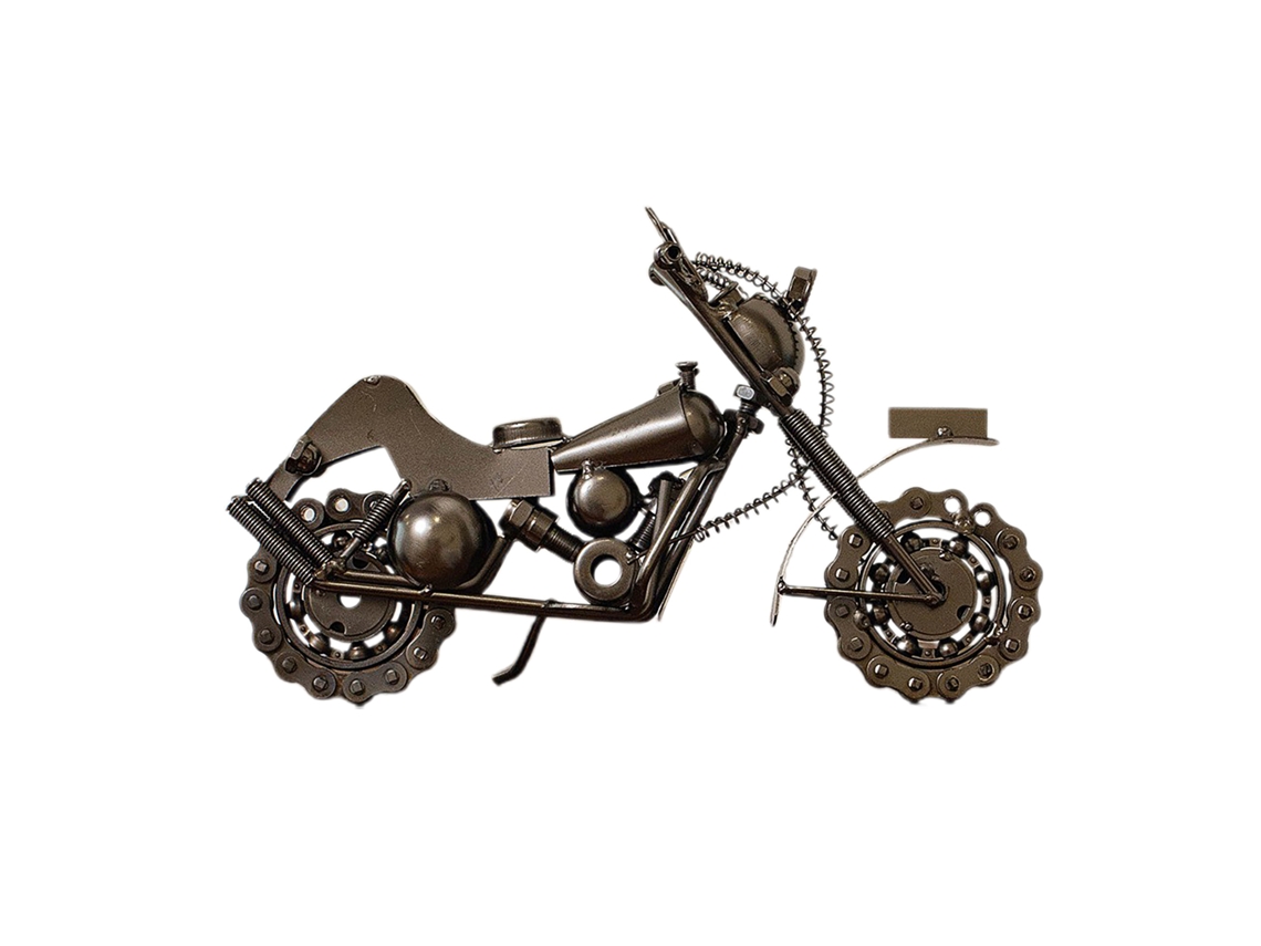 Laxiscreed Moto De Ferro Artístico Para Decoração De Escritório E Mesa Retro