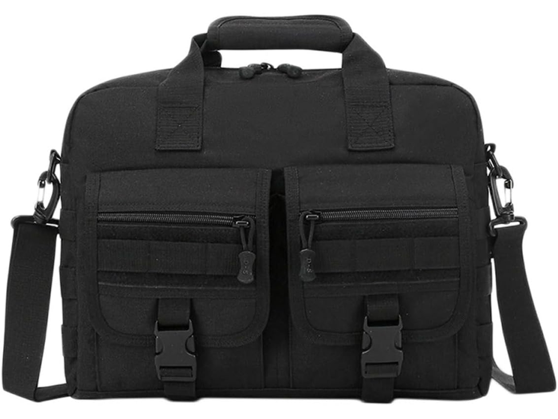 Bolsa De Ombro Ciieeo Masculina Em Nylon Camuflado Para Laptop, Leve E Multifuncional.
