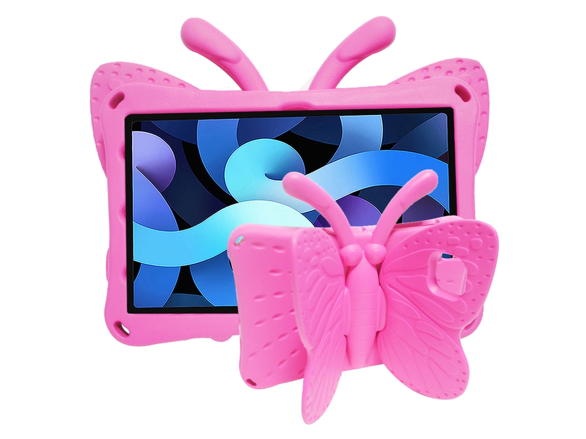 Capa Panoona Para Samsung Galaxy Tab A7 De 10,4 Polegadas (t500/t505) ,eva Rígido E Antichoque ,suporte Borboleta Fúcsia