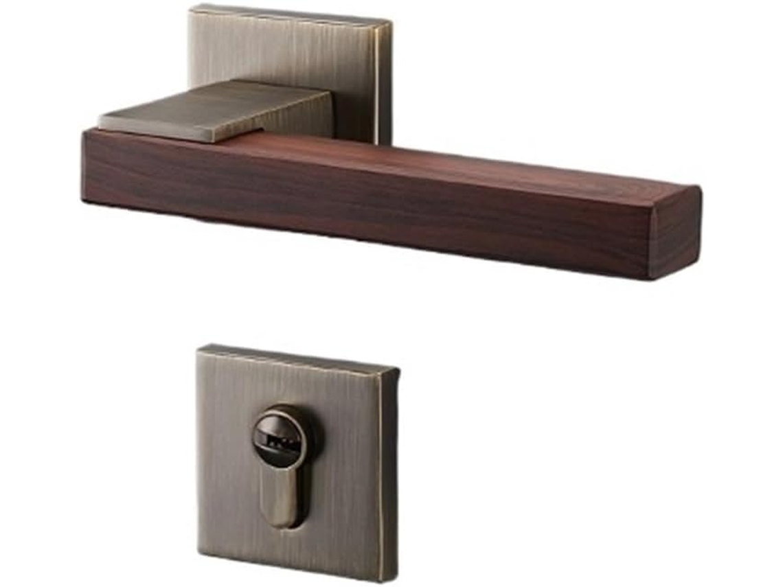 Fechadura Silenciosa Para Porta De Quarto, Com Divisória, Madeira, Ventosa Magnética, Simples, Para (modelo C