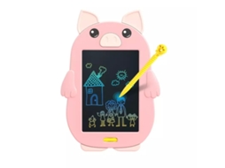 (porco) Quadro De Desenho Animado Infantil Em Lcd Abs Para Pintura E Caligrafia.