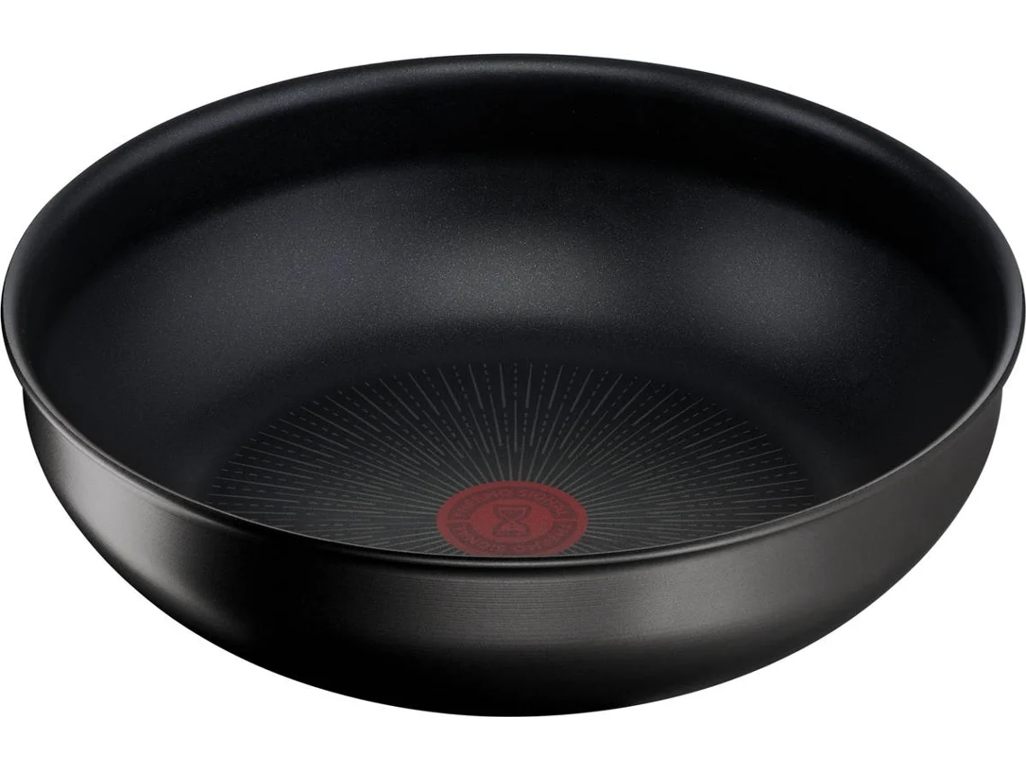 Frigideira TEFAL Wok Ingenio Unlimited 26 cm (Outlet Caixa Aberta - Pega Amovível não Incluída - Preto)