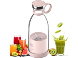 Lurelia Liquidificador Portátil Recarregável Usb, 350ml, Para Smoothies