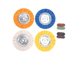 Conjunto De 9 Discos Polimento Airway 8" Para Esmerilhadeira Angular