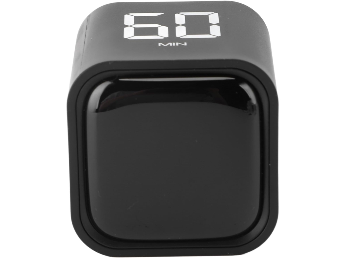 Temporizador Digital Em Formato De Cubo Ideal Para Gerenciamento Tempo