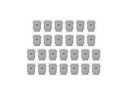 26 Pacotes de Sacos de Vácuo Compatíveis com I3 I3+ I4 I4+ I6 I6+ I7 I7+ I7Plus Base Limpa Disposa Automática de Sujeira