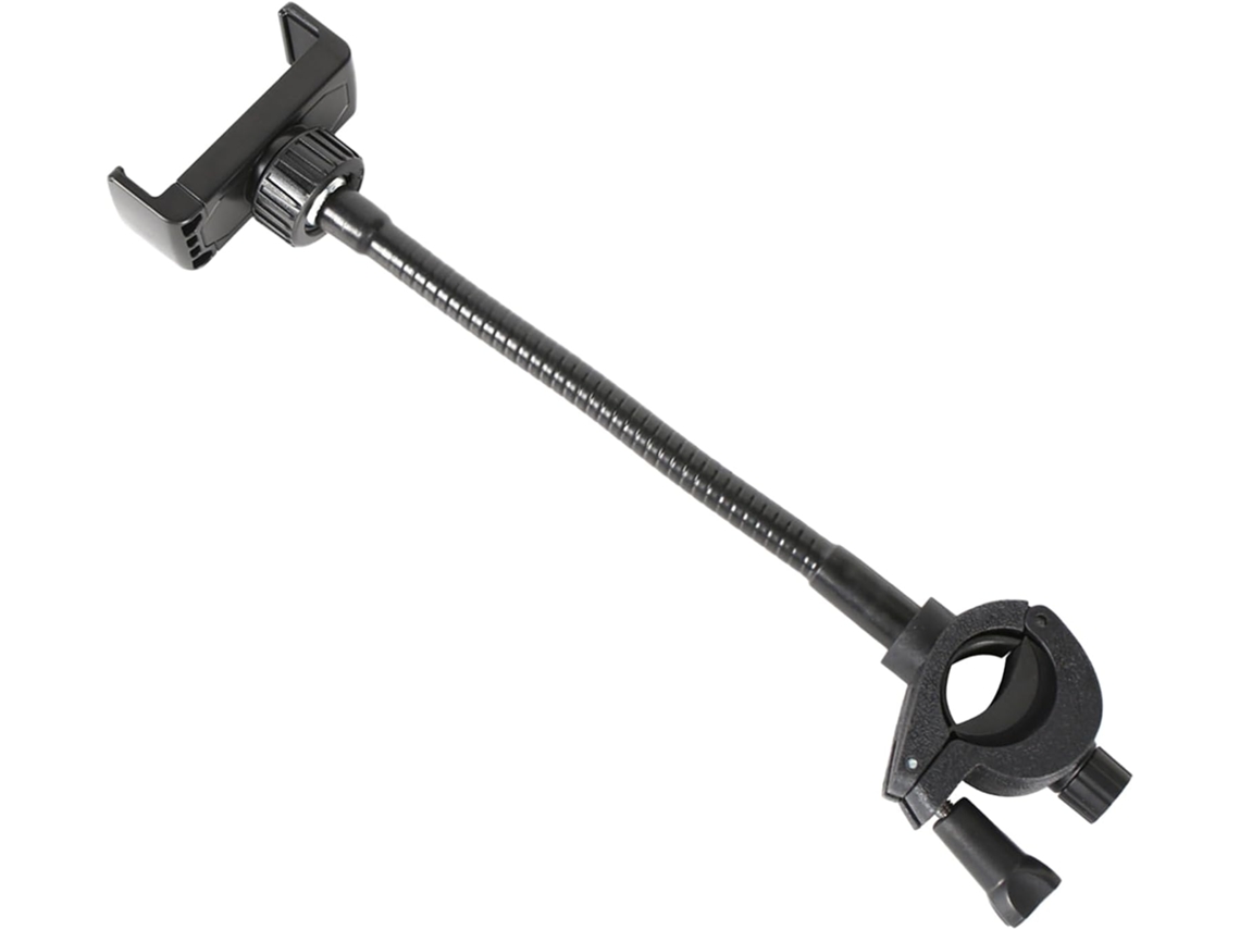 Suporte Para Celular Com Microfone Braço Flexível Pescoço