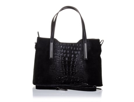 Mala De Ombro De Mulher Firenze Artegiani Fiesole Autêntico Gravado Preto (21)