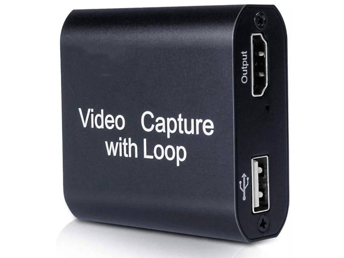 Placa De Captura De Vídeo Hdmi Com Saída De Loop Bestvite Preto