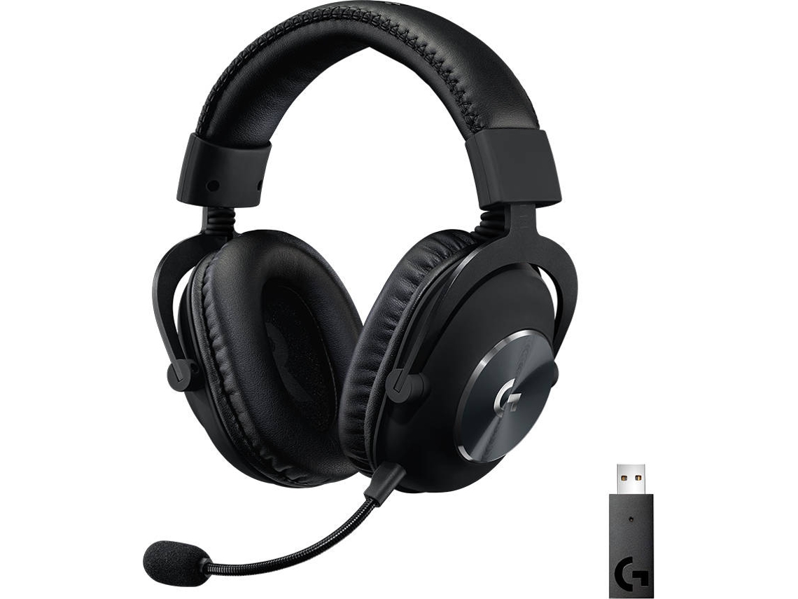 Auscultadores Gaming Wireless LOGITECH PRO X  (On Ear - Preto)
