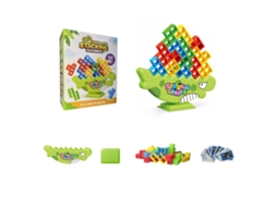 Jogo De Torres De Equilíbrio Diversão Com Blocos De Empilhar Para Crianças E Adultos Jogo Inovador Para Toda A Família Aquaforge
