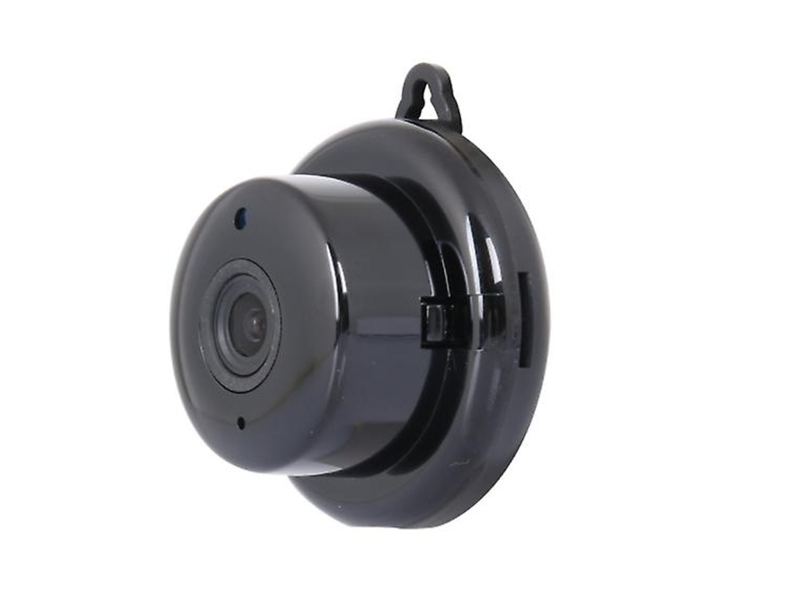 Bestvite Mini Câmera Espiã Oculta WiFi HD 1080P com Visão Noturna e Detecção de Movimento (Preta)