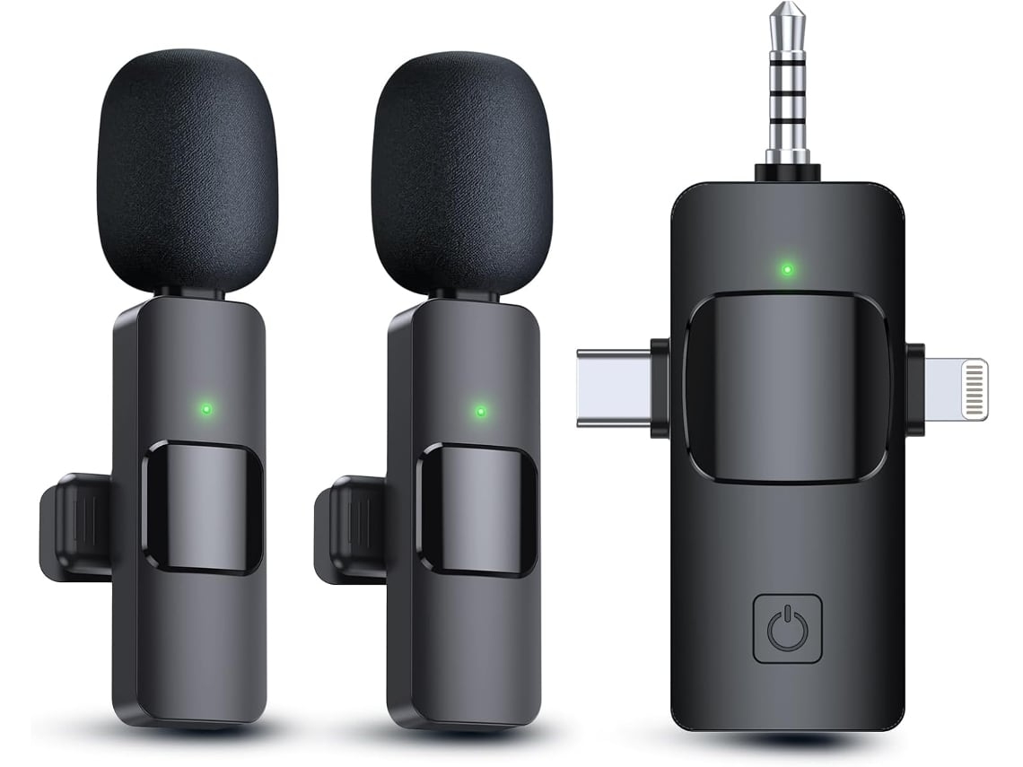 Fones de ouvido com fio, 3,5 mm, sobre a orelha, microfone, amplificador STELASPLEN