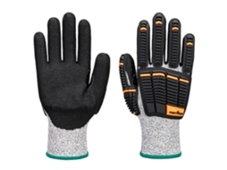 Luva Fofa De Nitrilo Impact C13 Proteção E Conforto / Cinza Preto / M Portwest