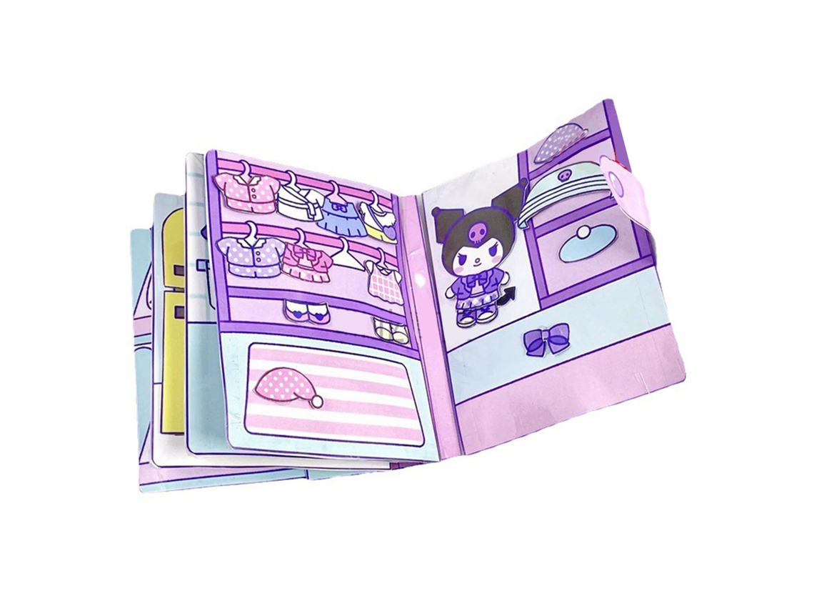 Libro Diy Silencioso De Dibujos Animados Com Kit De Adesivos E Materiais Para Modelar