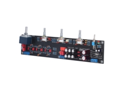 Laxiscreed Pré-amplificador De Tom Para Música Com Controle Preto, Alimentado Por 12v A 18v
