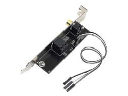 Placa secundária de 24 bits/192 kHz com saída óptica SPDIF e RCA, montagem em cabo plano, saída de áudio digital para Brilvibera