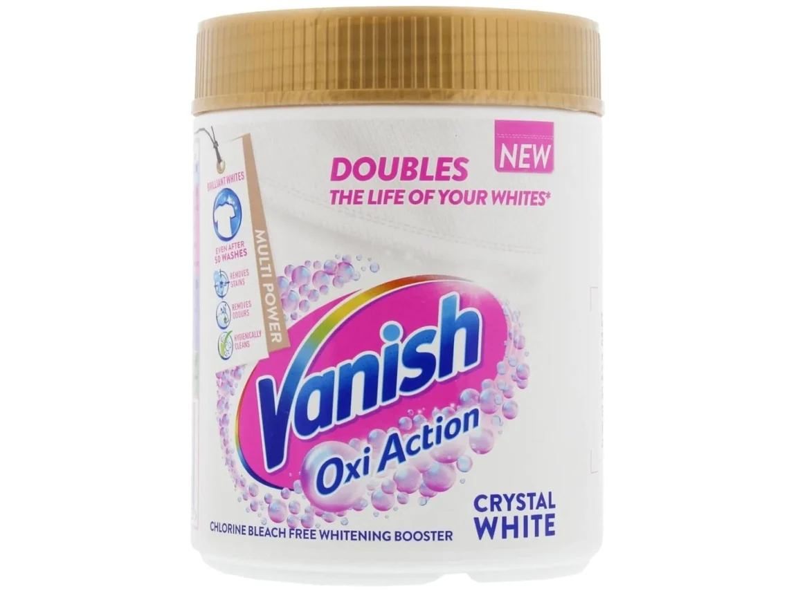 Polvo Quitamanchas Oxi Action Crystal White Vanish
