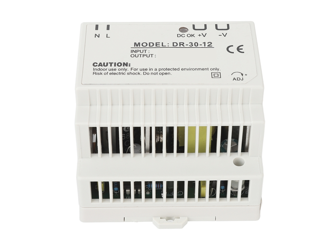 Laxiscreed Transformador De 30w Para Rail Din – Ideal Para Sistemas De Vigilância Industrial