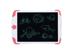 Tableta Lcd Laxiscreed Rosa De 8,5 Polegadas Para Desenhos Infantis, Sem Baterias Incluídas