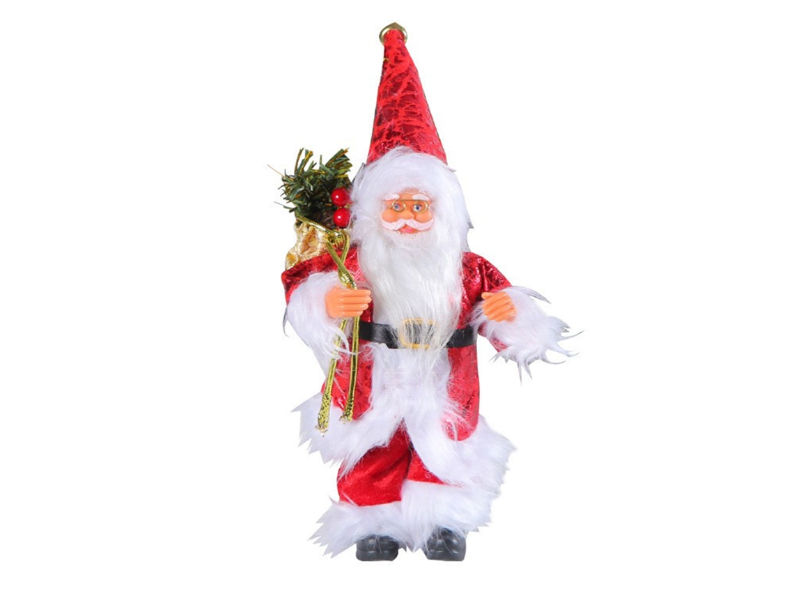 Decoração de natal com boneco de natal standing para presentear colegas amigos estilo criativo LAXISCREED
