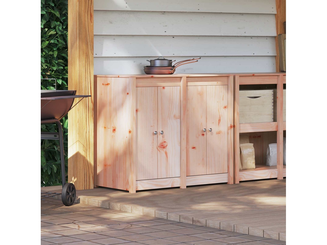 Vidaxl Armário De Cozinha Para Exterior Meppel Branco 106 X 55 X 92 Cm