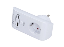 Lâmpada Inteligente Laxiscreed Com Tomada Countdown Usb Type-c E Controlo De Tempo