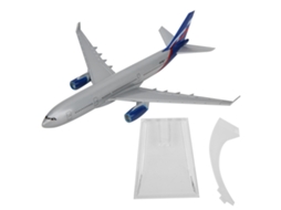 Mali modelo de Avião de Liga Kit de Garagem Brinquedo Infantil com Base 16cm