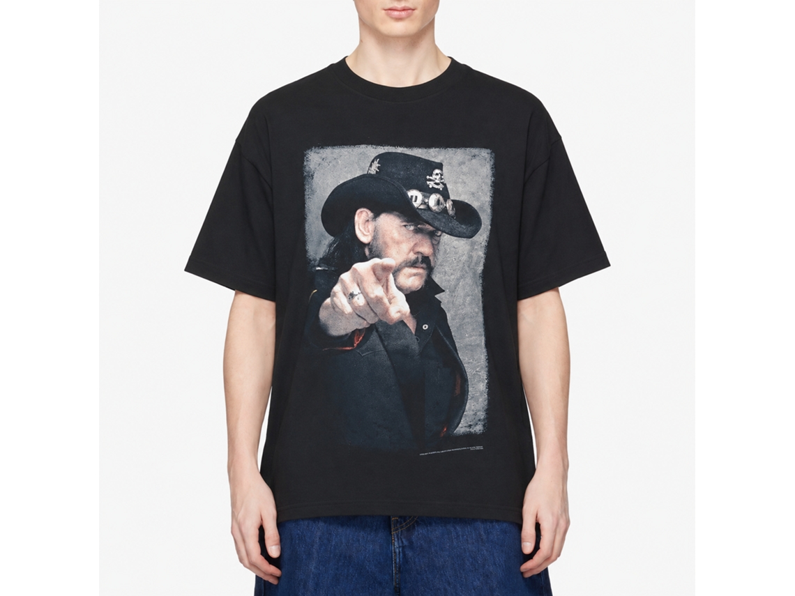 Motorhead Lemmy Pointing Photo T-shirt Unisex Adults Size:xxl