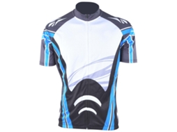 Camisa de Ciclismo Masculina de Manga Curta com Absorção de Suor M S/MARCA