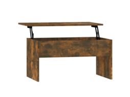 Coffee Table, Coffee Tables Vidaxl Marrom Madeira Processada (80 X 50 X 41.5 Cm)
