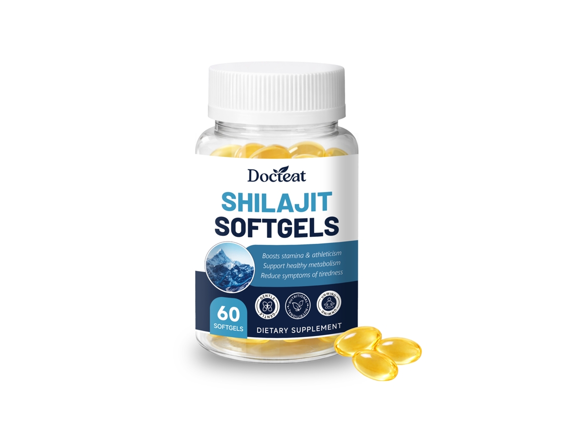 Cápsulas de Suporte À Saúde Docteat Shilajit Oral