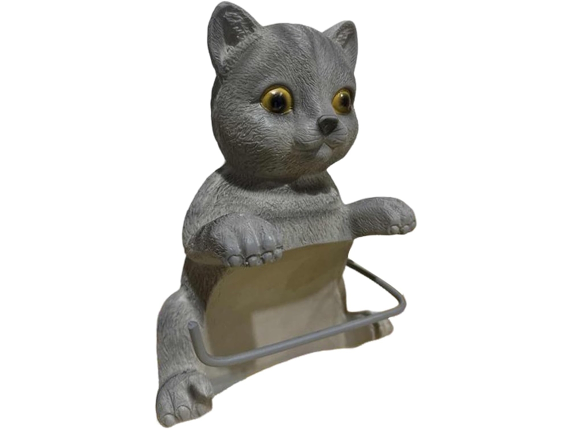 Porta-papel Higiênico Em Formato De Gato | Fofo