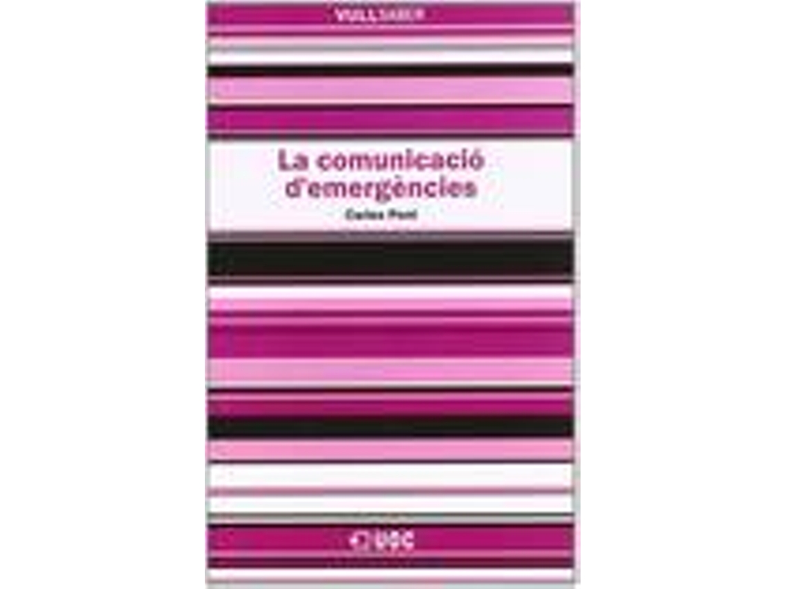 Livro La Comunicació DEmergéncies de Pont e Carles