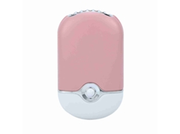 Ventilador Mini Usb Para Secagem Rápida De Cola De Cílios Extensos Ar Condicionado Rosa