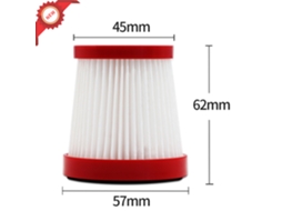 1pc filtro para xiaomi deerma vc01 handheld aspirador de pó acessórios substituição filtro portátil coletor poeira casa